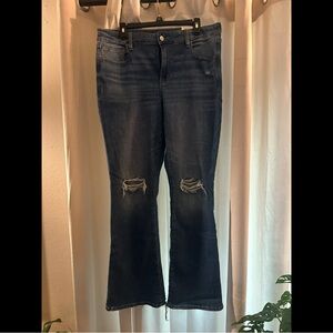 American Eagle Distressed Flare Jeans